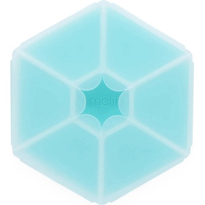 Melii Шестоъгълна кутия за закуски Melii - С 6 отделения, Blue (ML23710)