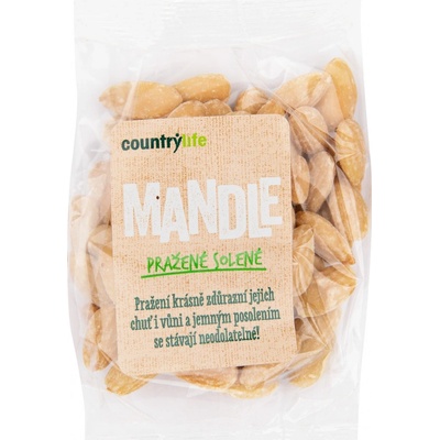 Country Life Mandle pražené solené 80 g