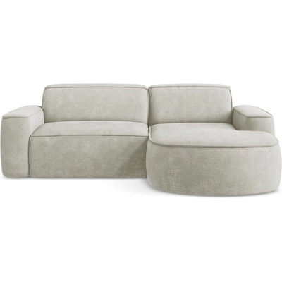 makamii Кремав шенилов ъглов диван (десен ъгъл) Omao - Makamii (OMAO_RC_S_61_P1_C6)