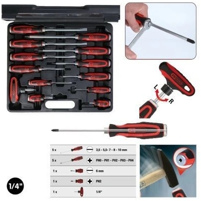 Sada skrutovačov KS TOOLS 151.1150