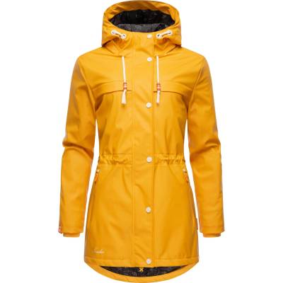 NAVAHOO Преходно палто 'Rainy Forest' жълто, размер XXL