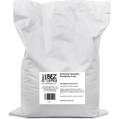 Život bez lepku Pohanka lámanka Šmajstrla 5 kg – Zboží Dáma
