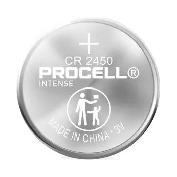 Image 1 of Duracell Бутонна батерия DURACELL PROCELL CR2450, 3V, 1 бр. bulk, Литиева, /цена за 1 батерия/ (PROCELL-CR2450-1PK-BULK)