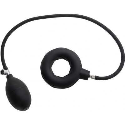 SuperLove Inflatable Penis Ring Black