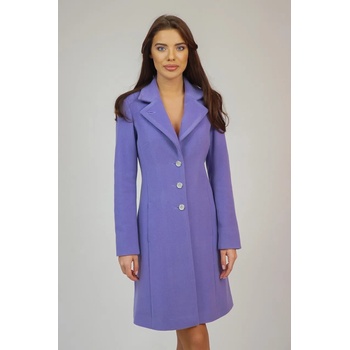 Image 1 of Radek's Collection Дамско вълнено палто цвят лавандула с едноредно закопчаване 12212-708