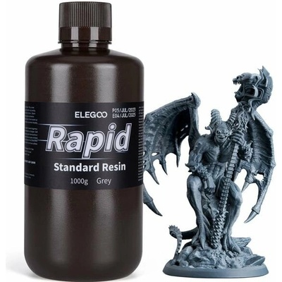 Elegoo Rapid Standard Resin 1KG Grey 50.103.0129 – Sleviste.cz