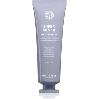 Maria Nila Sheer Silver Booster Mask дълбоко подхранваща маска с лилави пигменти 50ml