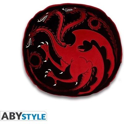 CurePink Polštář Game of Thrones/Hra o Trůny Targaryen 45x45x8 – Sleviste.cz