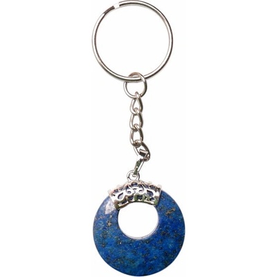 Přívěsek na klíče Nefertitis Kruh s lapisem lazuli NF28078 délka cca 9 cm