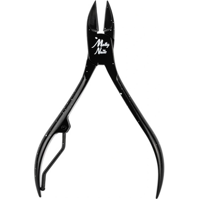 Molly Nails Profesionálne kliešte na pedikúru čierna čepeľ 15 mm
