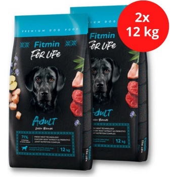 Fitmin For Life Adult Large Breed 2 x 12 kg