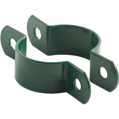 Objímka SUPER na sloupek 38 mm, průběžná, zelená