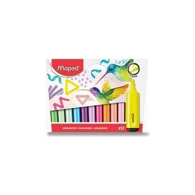 Maped Fluo Peps súprava 12 ks