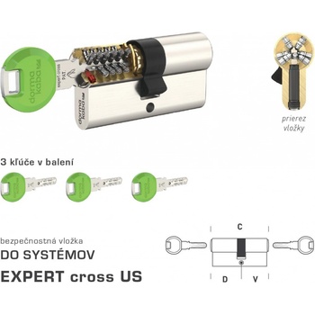 MP-KOVANIA DK - EXPERT cross US NIM - nikel matný