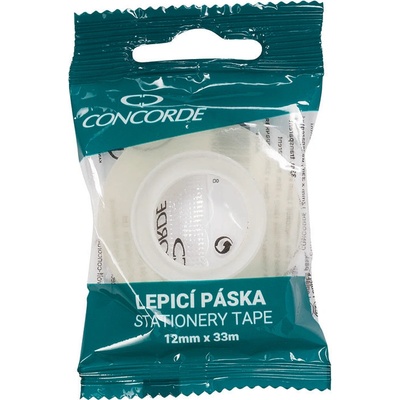 Concorde páska lepicí 12 mm x 33 m, průhledná