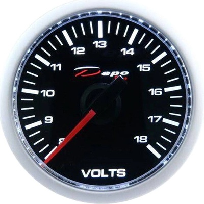 DRACING Prídavný budík Depo Racing voltmeter 52 mm
