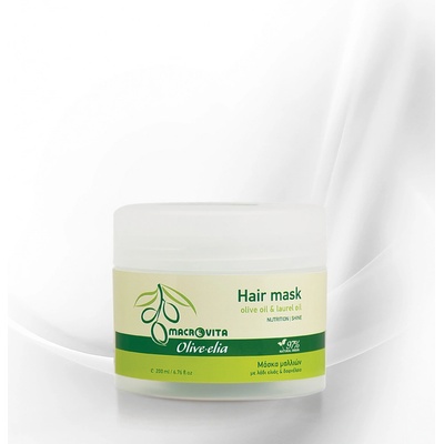 Macrovita Olive-Elia Hair mask nutritive & reconstructive 200 ml