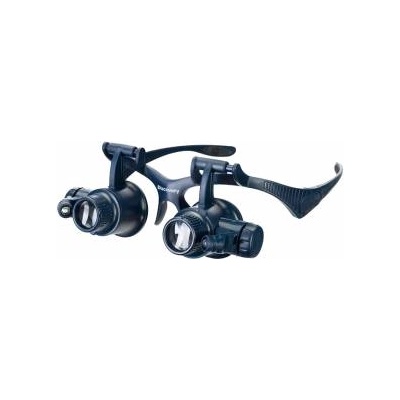 Levenhuk Бинокулярна лупа Discovery Crafts DGL 50, С взаимозаменяеми лещи и осветление, Увеличение: 10/15/20/25x, Диаметър на лещата: 21 mm, levenhuk-78374