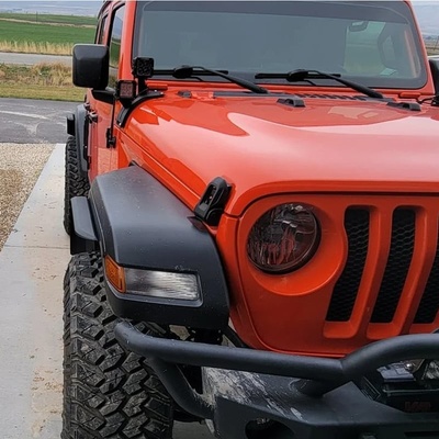 Rozšírenie lemov blatníkov, Štandard, Čierna, Jeep Gladiator JT