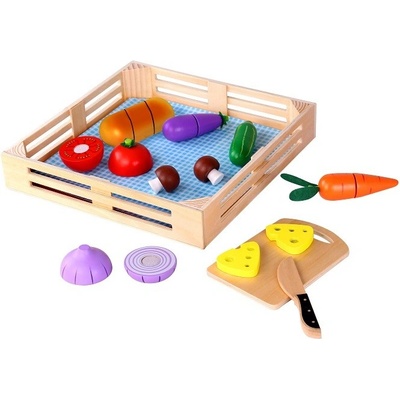 Tooky Toy Krájanie zeleniny v bedničke