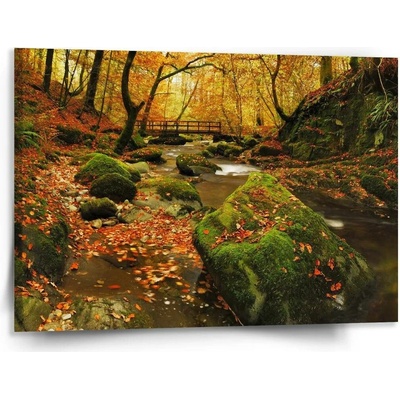 Sablio Obraz Most v lese - 150x110 cm