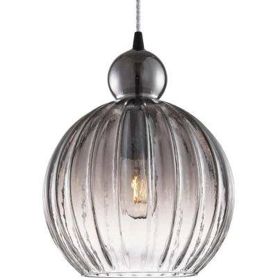 halo design 737338- Пендел на кабел BALL BALL 1xE27/40W/230V Ø 32 см димно сив (HO0068)
