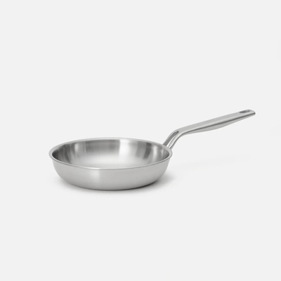 Panvica Lucca 4.0 Pro, ø 20 cm - Nerezová beznitová panvica z viacvrstvovej nerezovej ocele bez pokrievky
