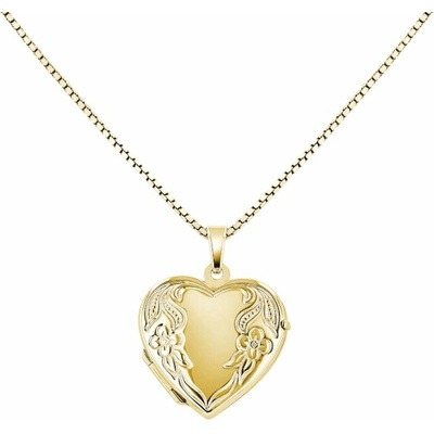 Eppi Stříbrný otevírací medailon srdce Hugh P47438