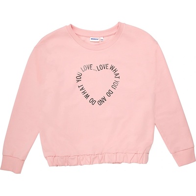 Winkiki WTG 02854 Dievčenská mikina staroružová