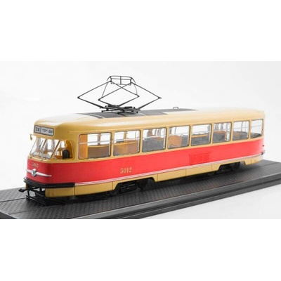 Start Scale Models Tramvaj Tatra T2 Béžová/Červená SSM 1:43
