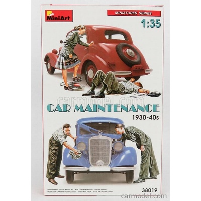 Miniart Figures Car Mechanic Maintenance 1935 1:35