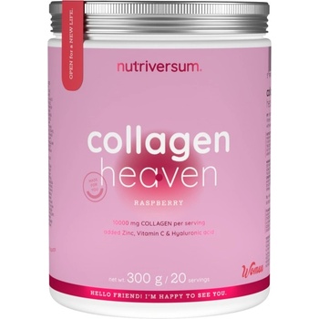 Nutriversum Collagen Heaven | added Zinc, Vitamin C and Hyaluronic Acid [300 грама] Малина