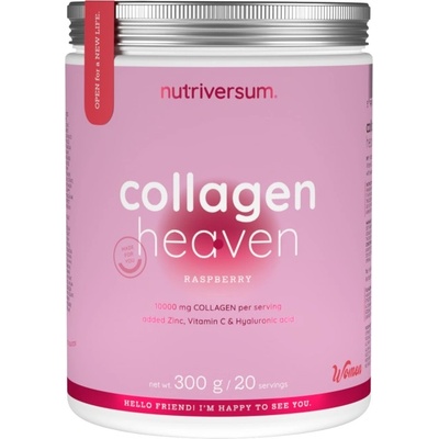 Nutriversum Collagen Heaven | added Zinc, Vitamin C and Hyaluronic Acid [300 грама] Малина