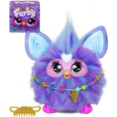 HASBRO Furby interaktívne fialový zvieratko na batérie