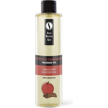 Sara Beauty Spa masážny olej jablko - škorica 1000 ml