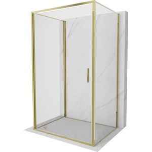 Mexen Exo-B 3S кабина за душ 3-стенна, отваряща се, 85 x 120 см, прозрачна, (817-085-120-50-00-3S)