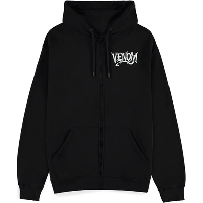 Venom 2 Graphic Zipper Hoodie Black