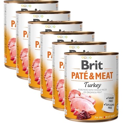 Brit Консерва Brit Paté & Meat Турция 6 x 800 г
