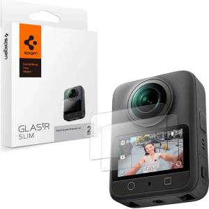 Spigen Glass tR Slim, комплект от 2 броя - DJI Osmo 360 (AGL10796)
