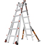 Little Giant Ladder Телескопична алуминиева стълба Little Giant Conquest 2.0 M26, 4x6 стъпала за всички терени (16336EN)