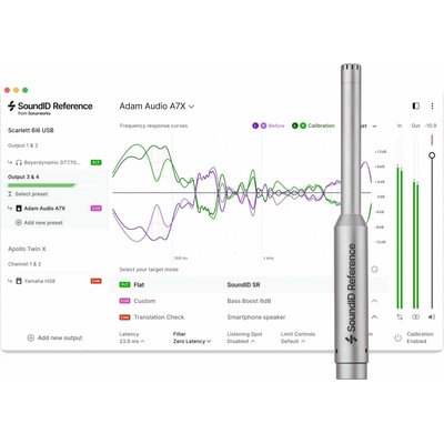 Sonarworks SoundID Reference for Speakers & Headphones with Measurement Microphone Измервателен микрофон