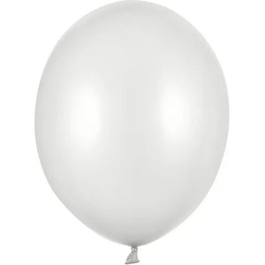 Party Deco Латексови балони металик, сребристи, 30 см (sb14m-018)