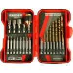 Raider Накрайници и свредла 1/4" 21 броя комплект - 157797 (157797)