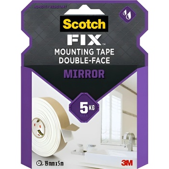 3M Scotch-Fix Двустранна монтажна лента за огледала 4496W-1950-P, (7301010)