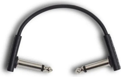 RockBoard Flat Patch Cable 10 cm Ъглов - Ъглов Пач кабел (RBO CAB PC F 10 BLK)