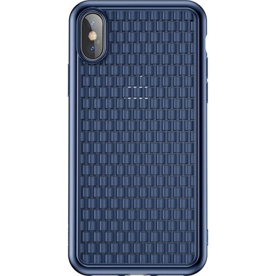 BASEUS Wave iPhone XS – tmavomodré
