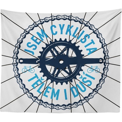 Sablio Deka Jsem cyklista tělem i duší 150x120