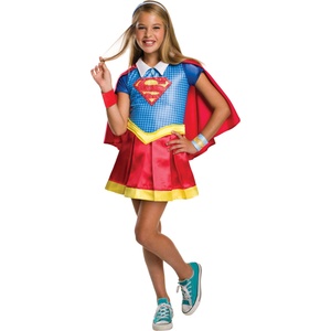 Rubies Детски костюм Deluxe - Supergirl Размер - деца: S: 104 см