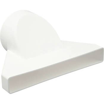 Image 1 of Dalap PVC редуктор от кръгла към правоъгълна тръба Ø 100 мм / 234x29 мм, хоризонтален (6005)