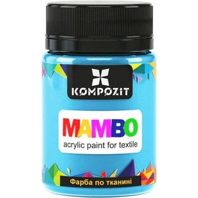 Mambo farba na textil a kožu 50 ml 17 modrá